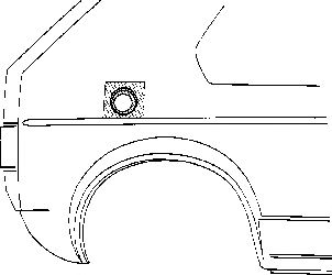 VAN WEZEL 5810190 -  Боковина